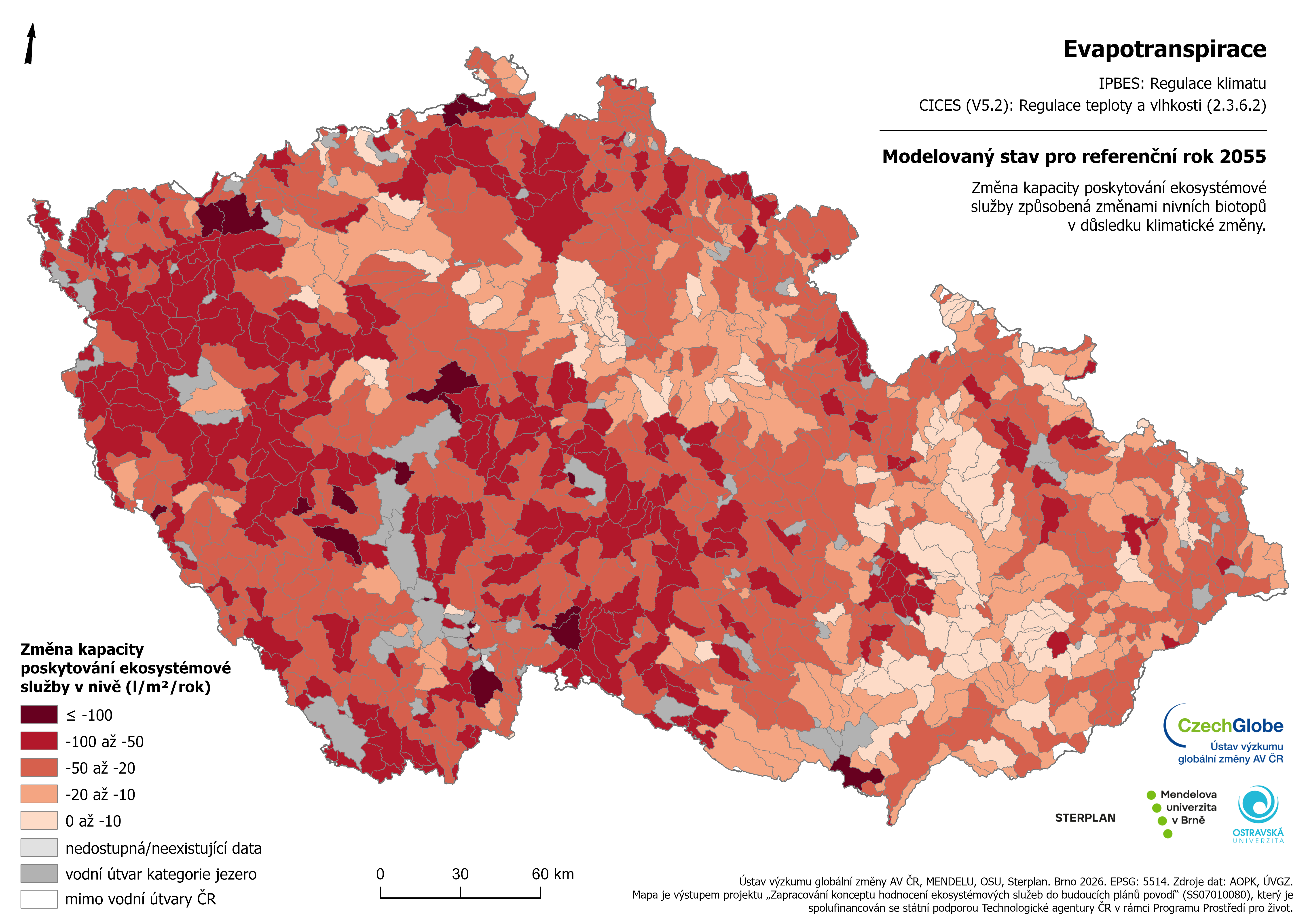 17n-55 - Evapotranspirace v nivě (2055)